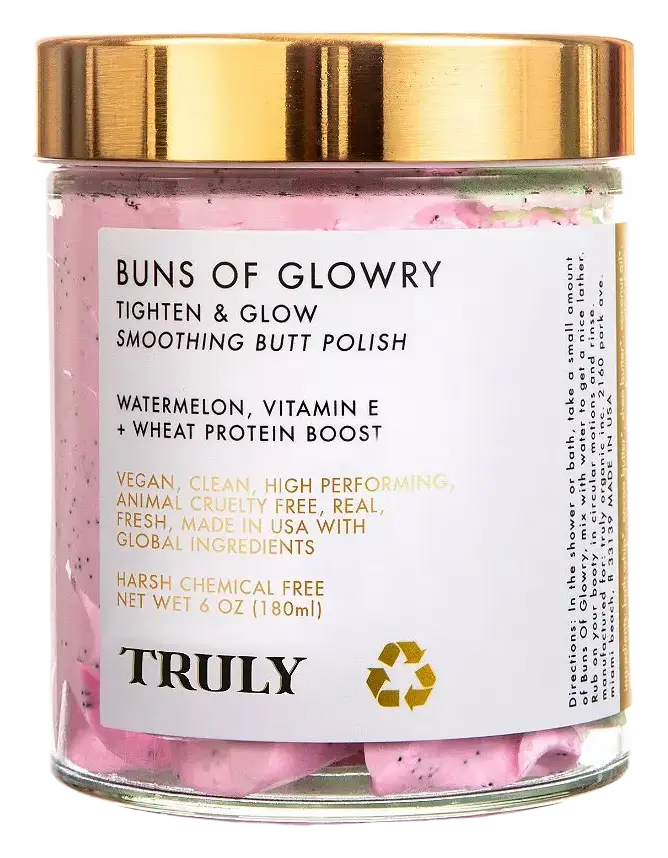 Truly Buns Of Glowry Smoothing Butt Polish