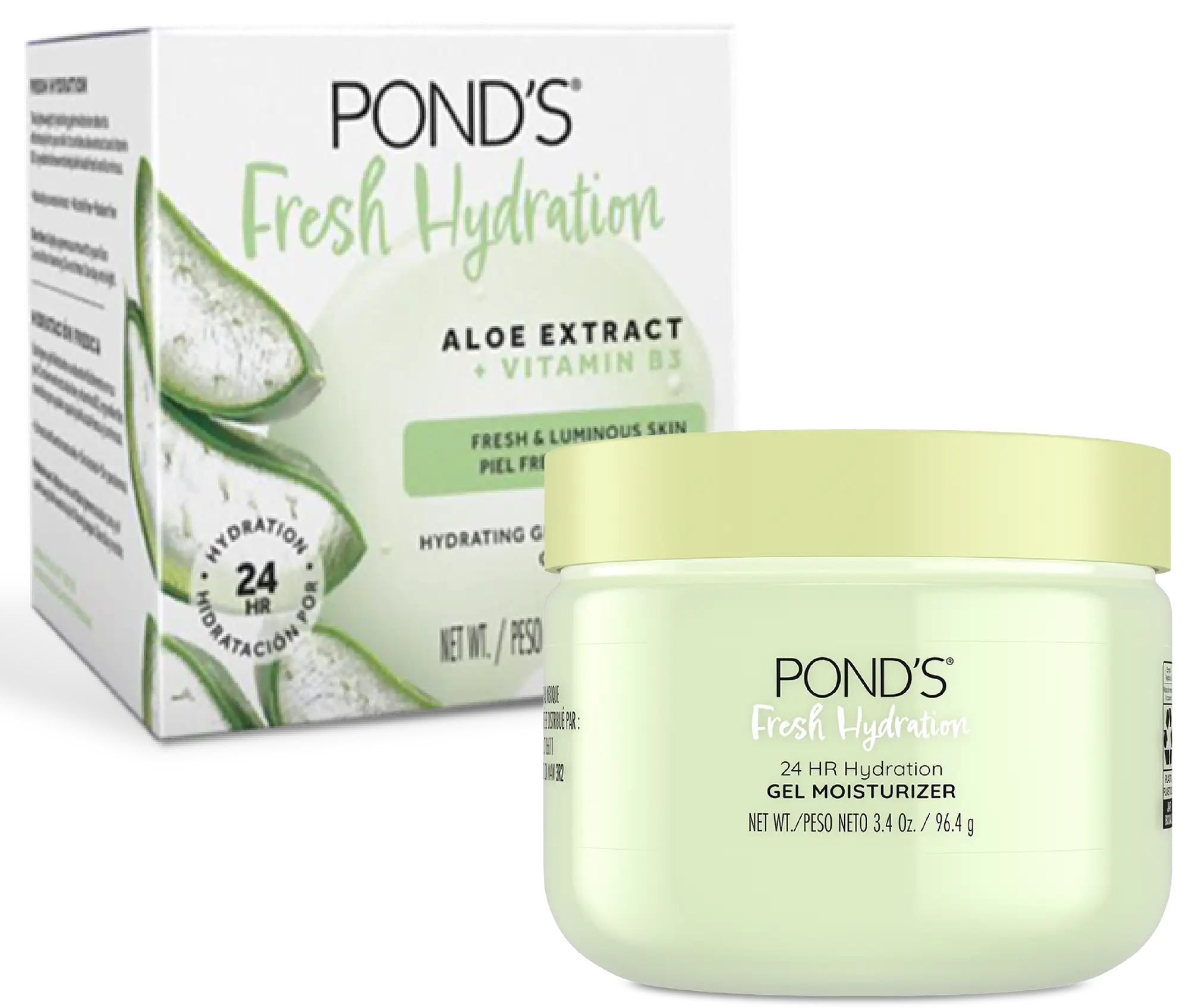 Pond's Fresh Hydration Gel Moisturizer Aloe Extract + Vitamin B3