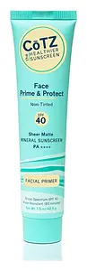 Cotz Skincare Face Prime & Protect SPF 40 Non-tinted