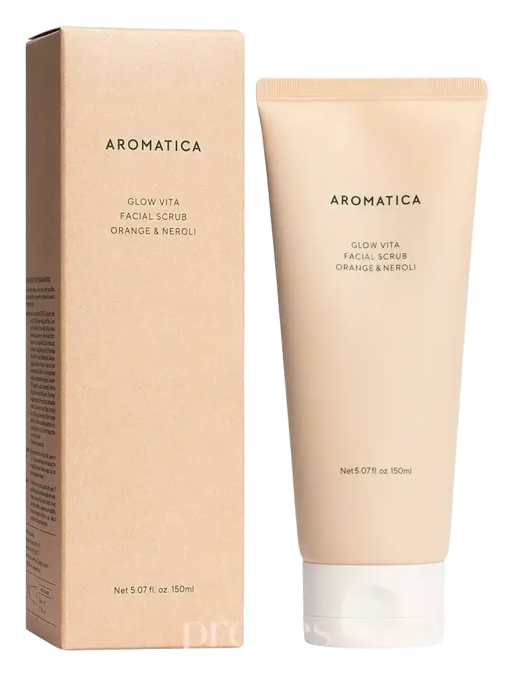 Aromatica Glow Vita Facial Scrub Orange & Neroli