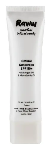 Raww Cosmetics Natural Sunscreen SPF 50+
