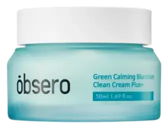 Obsero Green Calming Bluration Clean Cream Plus