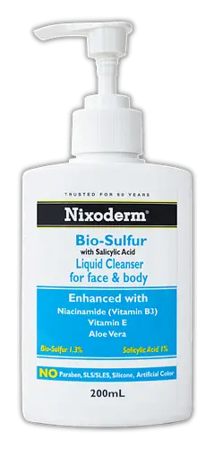 Nixoderm Bio-Sulfur Liquid Cleanser