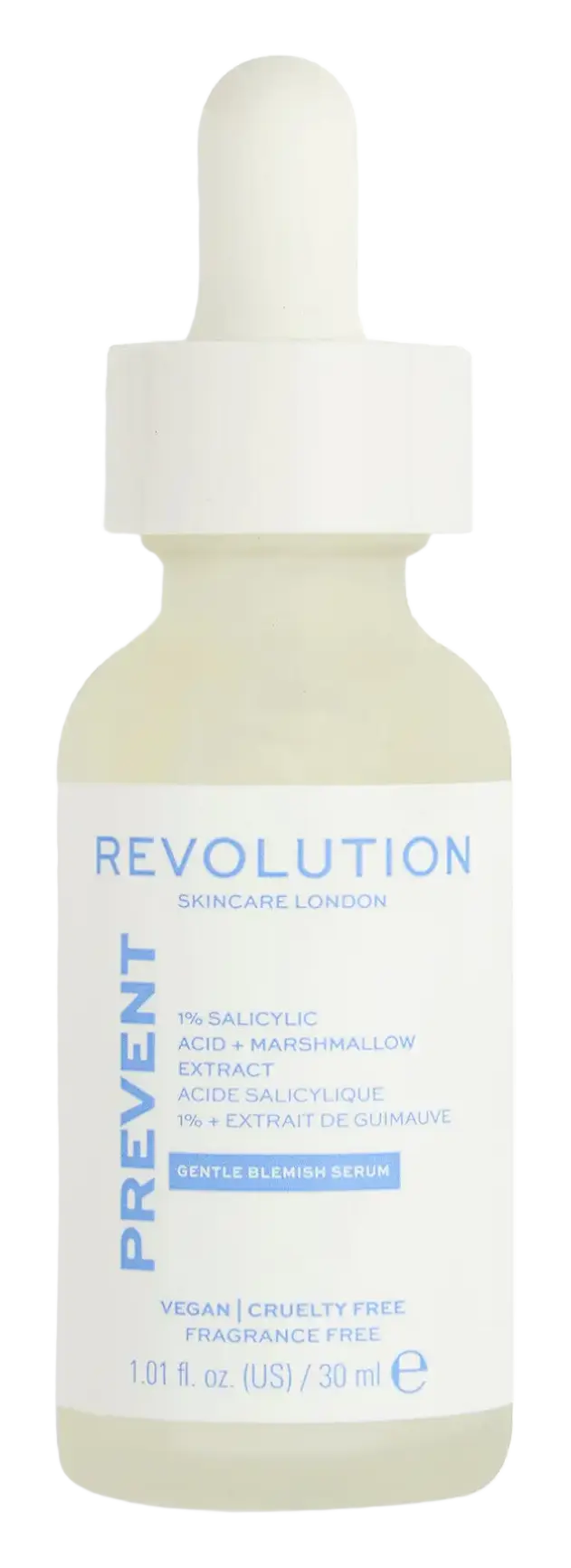 Revolution Beauty 1% Salicylic Acid & Marshmallow Extract Gentle Blemish Serum