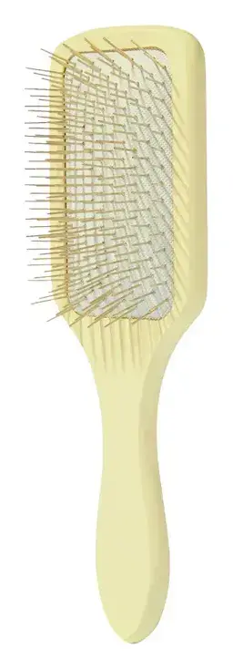 Mane Ready Or Knot Detangling Paddle Hair Brush Standard Size Yellow