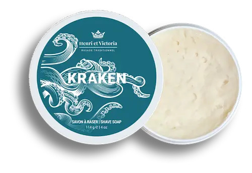 Henri Et Victoria Shave Soap Kraken