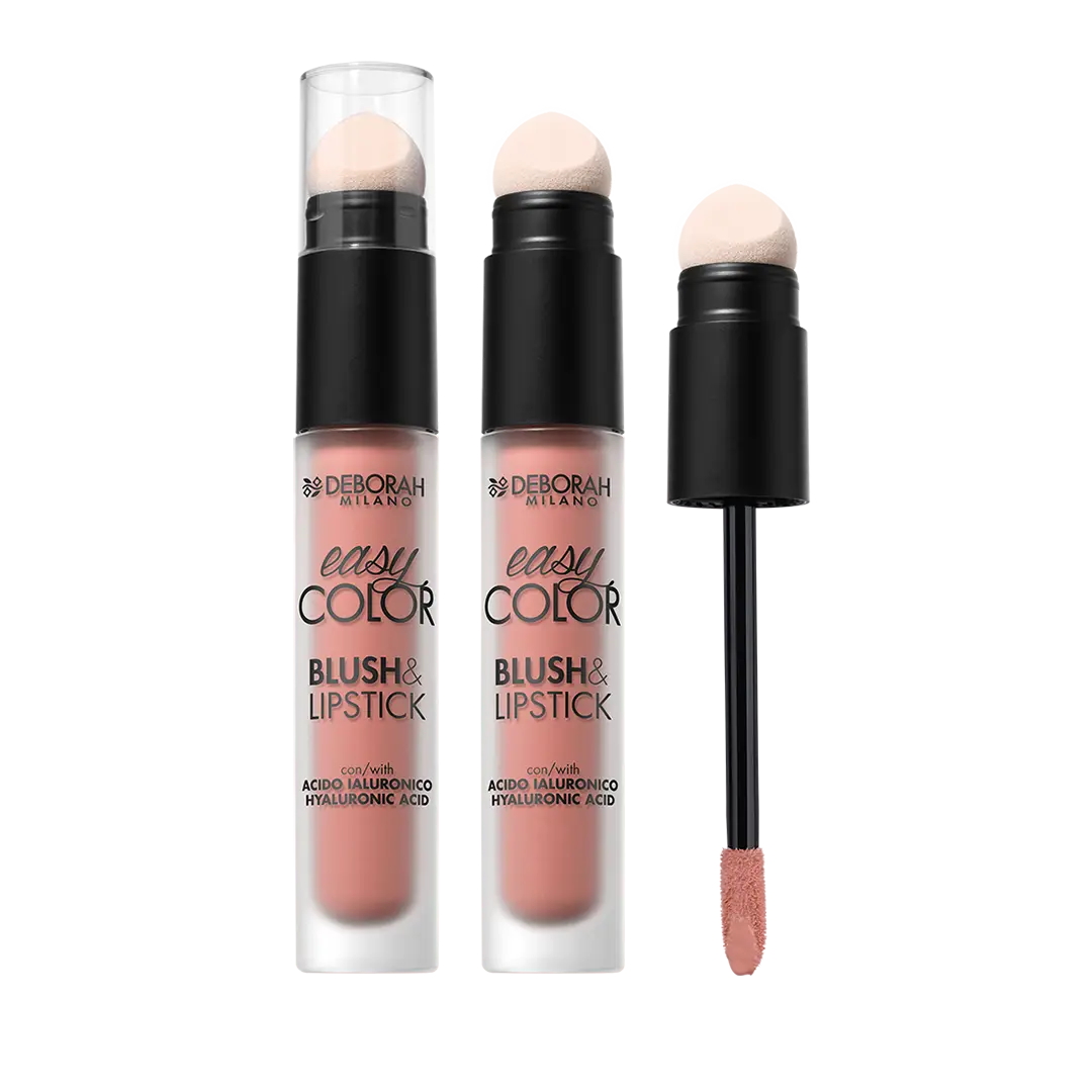 Deborah Milano Easy Color Blush & Lipstick Peach Dream 04