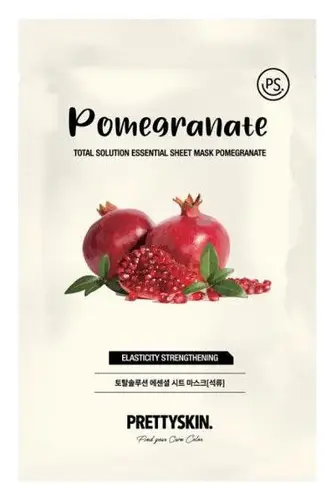 Pretty Skin Total Solution Essential Sheet Mask Pomegranate