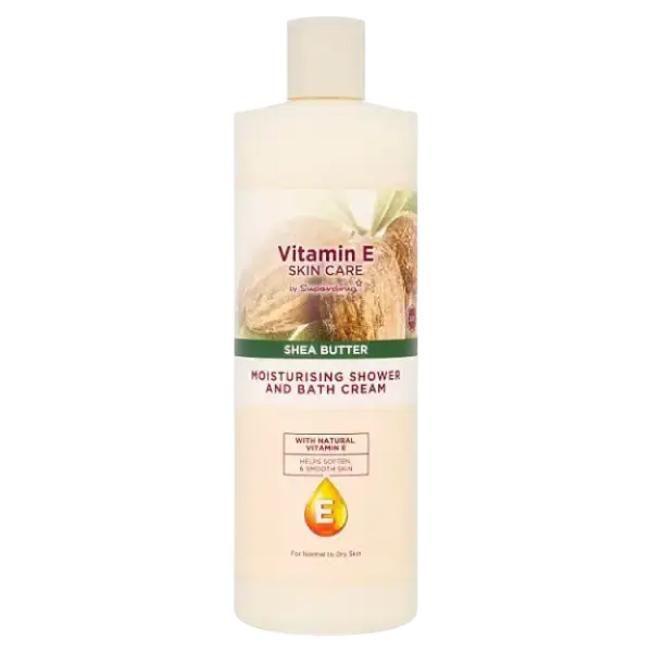 Superdrug Vitamin E Skin Care Moisturising Shower And Bath Cream Shea Butter