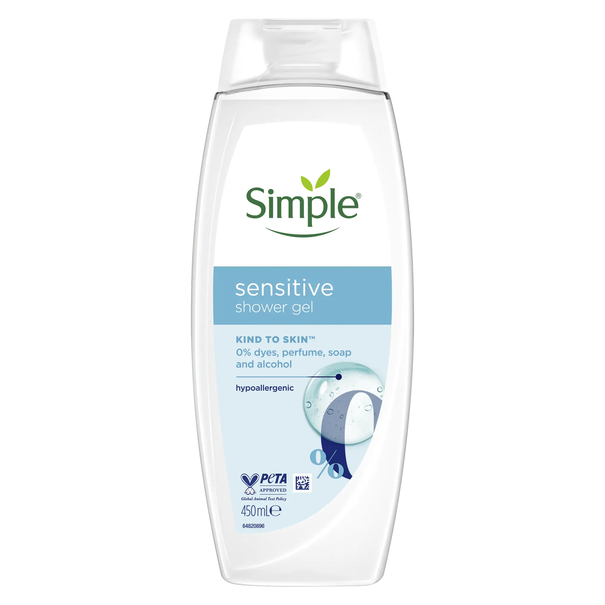Simple Skincare Kind To Skin Sensitive Shower Gel
