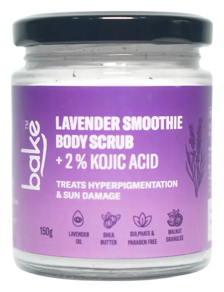 Bake Lavender Smoothie Body Scrub With 2% Kojic Acid