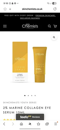 skinChemists 2% Marine Collagen Eye Serum