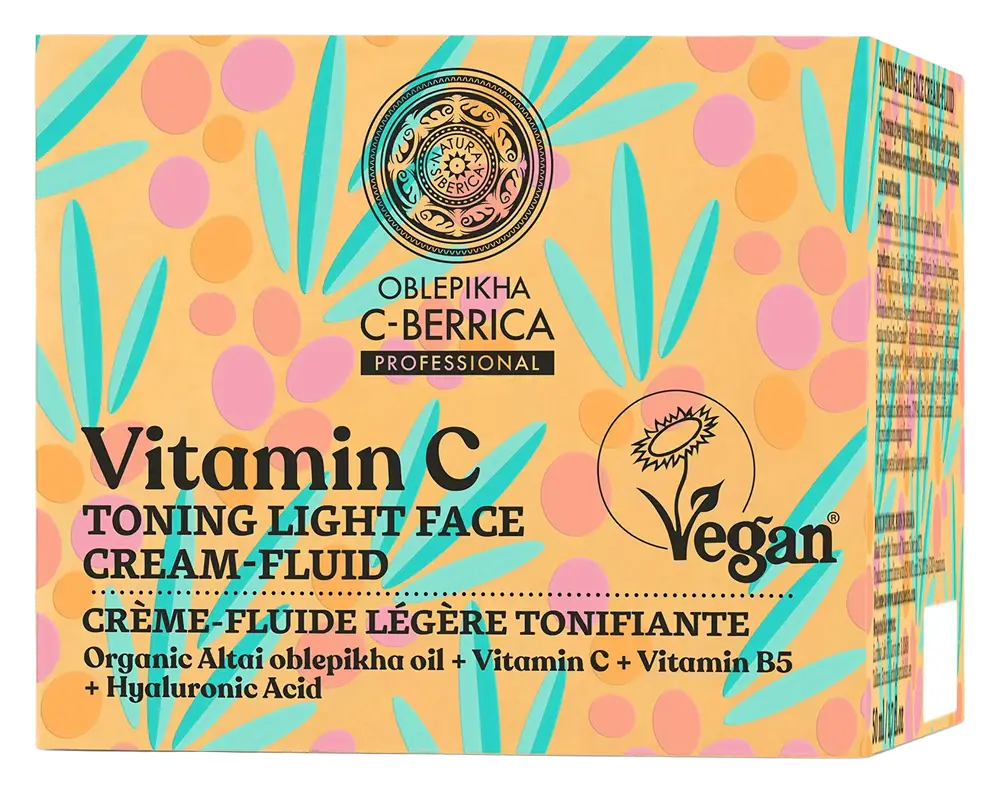 Natura Siberica Vitamin C Toning Light Face Cream-Fluid