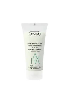 Ziaja Face Mask And Scrub Fruit Acids