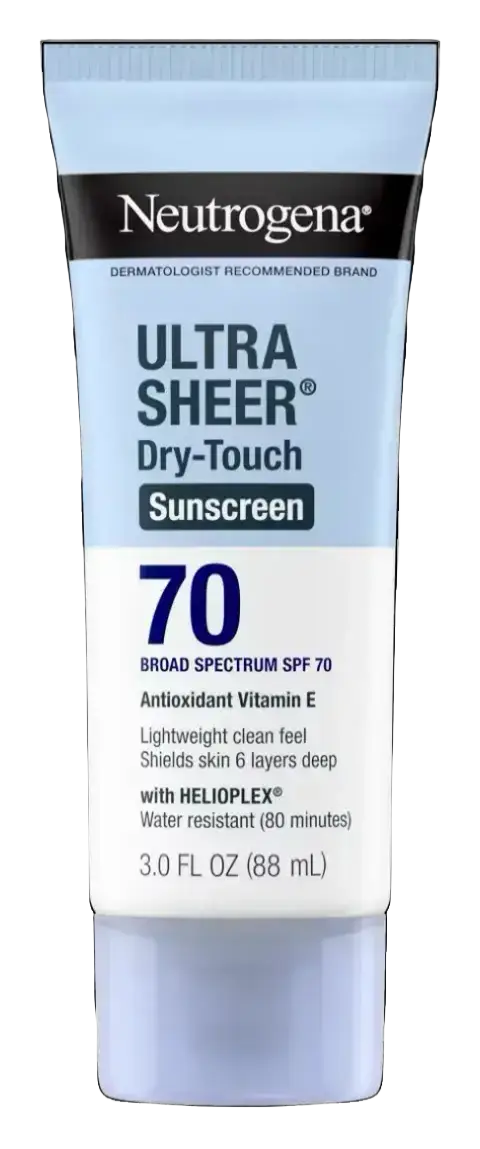 Neutrogena Ultra Sheer Dry-Touch Sunscreen Broad Spectrum SPF 70