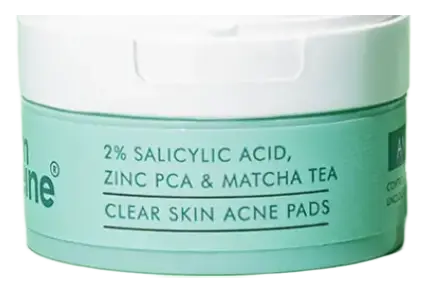 mCaffeine 2% Salicylic Acid, Zinc PCA, & Matcha Tea Clear Skin Acne Pads