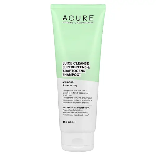 Acure Juice Cleanse Supergreens & Adaptogens Shampoo