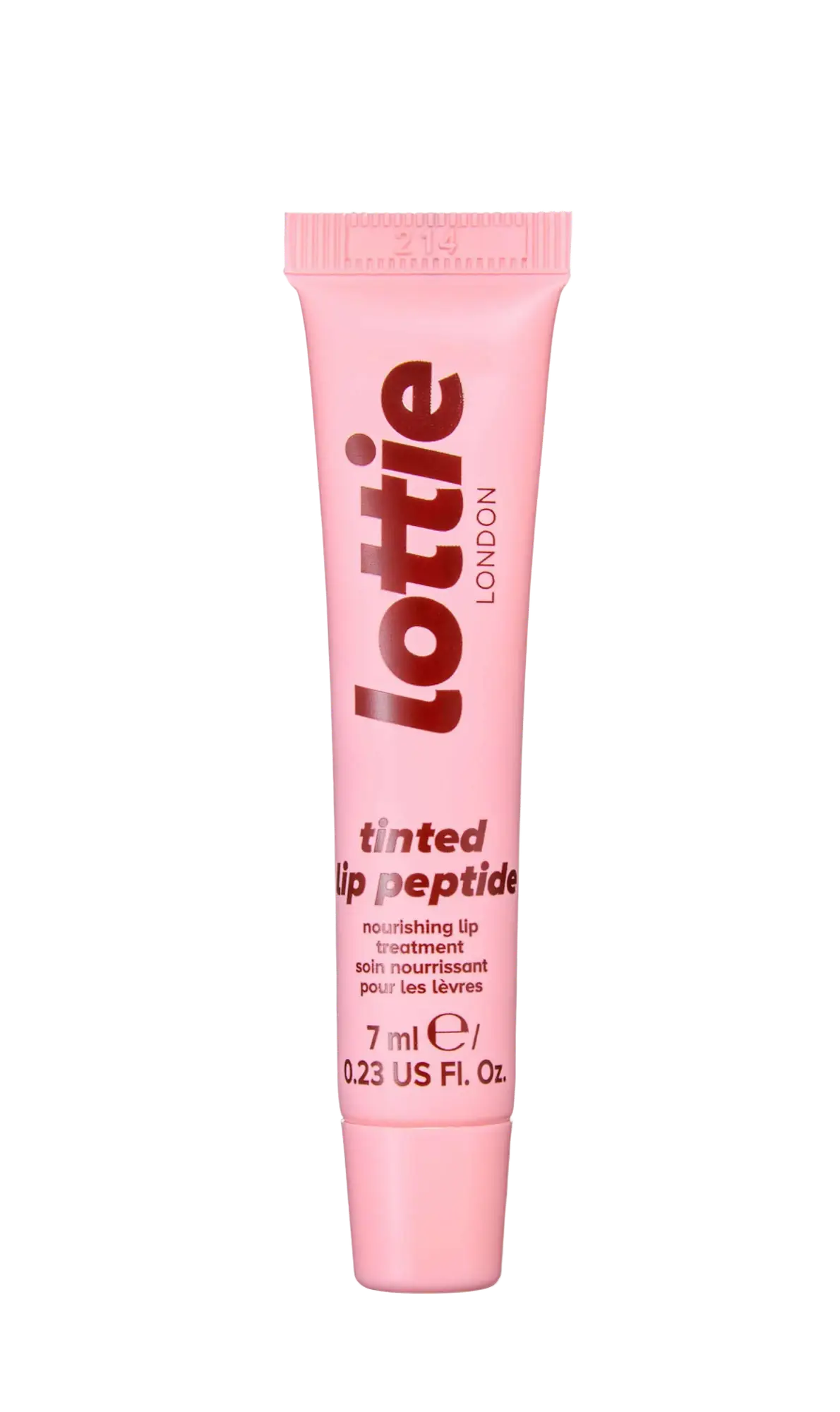 Lottie London Tinted Lip Peptide Nourishing Lip Treatment Pink Cotton Candy