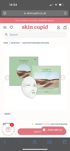Dr. Althea Oasis soothing mask
