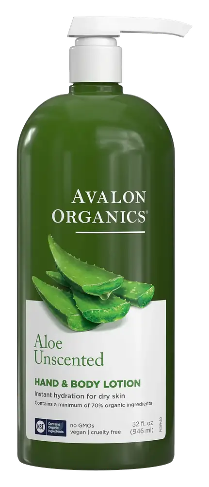 Avalon Organics Hand & Body Lotion - Aloe Unscented