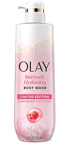 Olay Intensely Hydrating Body Wash Strawberry Fizz