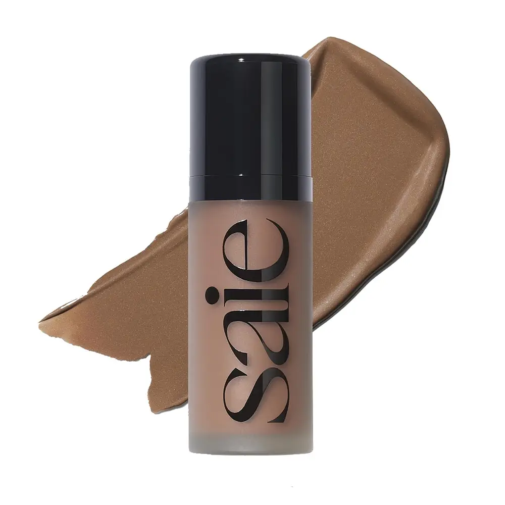 Saie Dew Bronze Soft-Focus Effortless Liquid Bronzer Salt