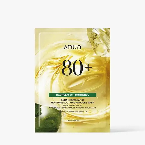 Anua Heartleaf 80 Moisture Soothing Ampoule Mask