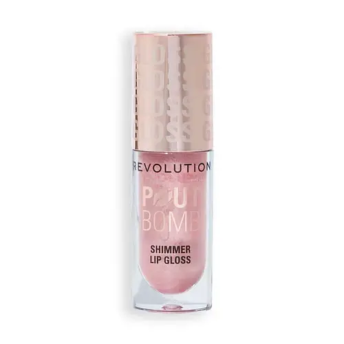 Revolution Beauty Pout Bomb Shimmer Lip Gloss Shine Pink
