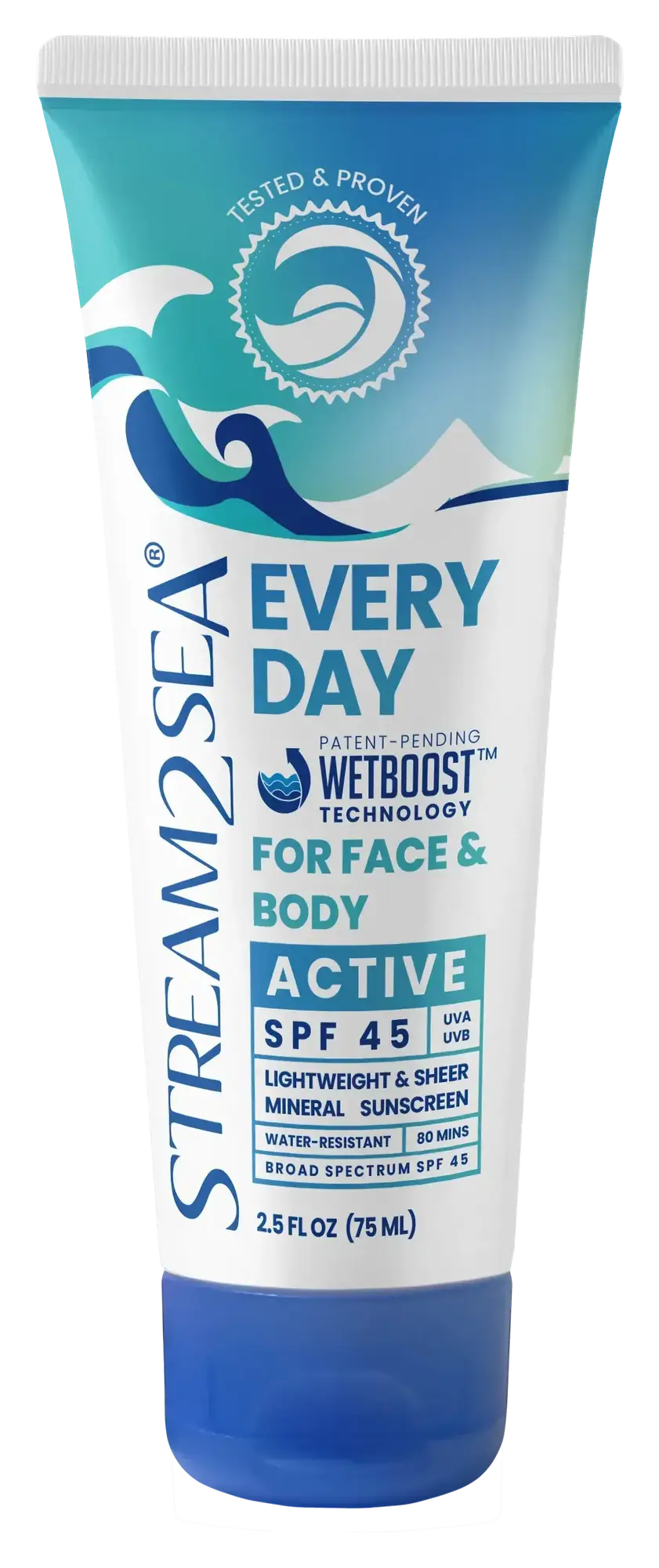 Stream2Sea Every Day Active Mineral Sunscreen SPF 45