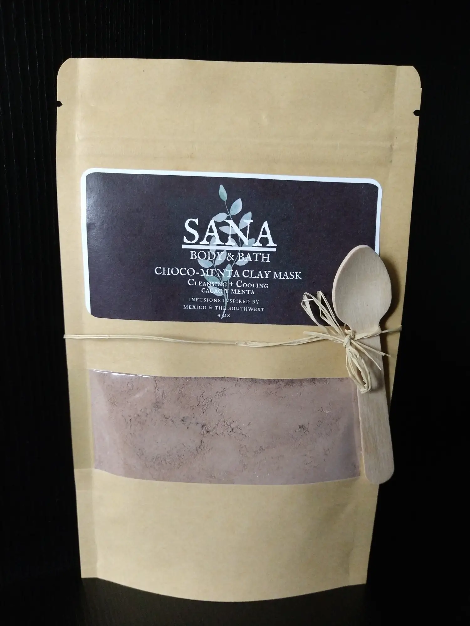 Sana Body And Bath Choco-Menta Clay Mask