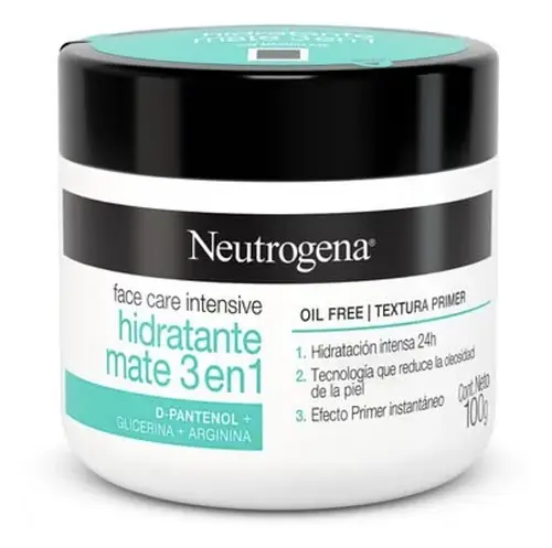 Neutrogena Face Care Intensive Hidratante Mate 3 In 1