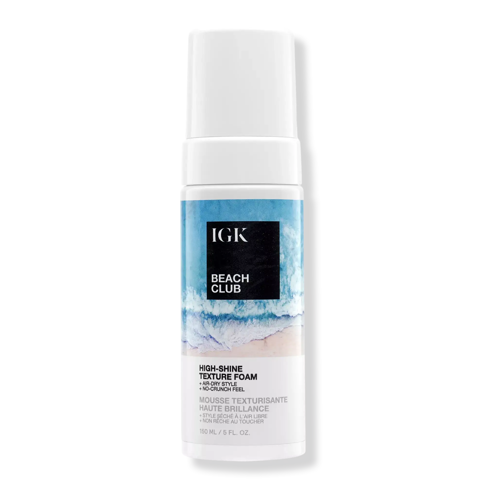 IGK Hair Beach Club High-Shine Texture Foam