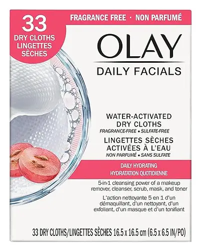 Olay Daily Facials Water-Activated Dry Cloths Daily Hydrating