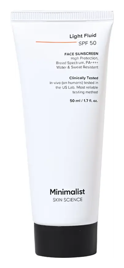 Minimalist Light Fluid SPF 50 Sunscreen
