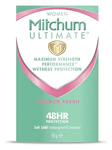 Mitchum Ultimate Women 48Hr Protection Soft Solid Powder Fresh