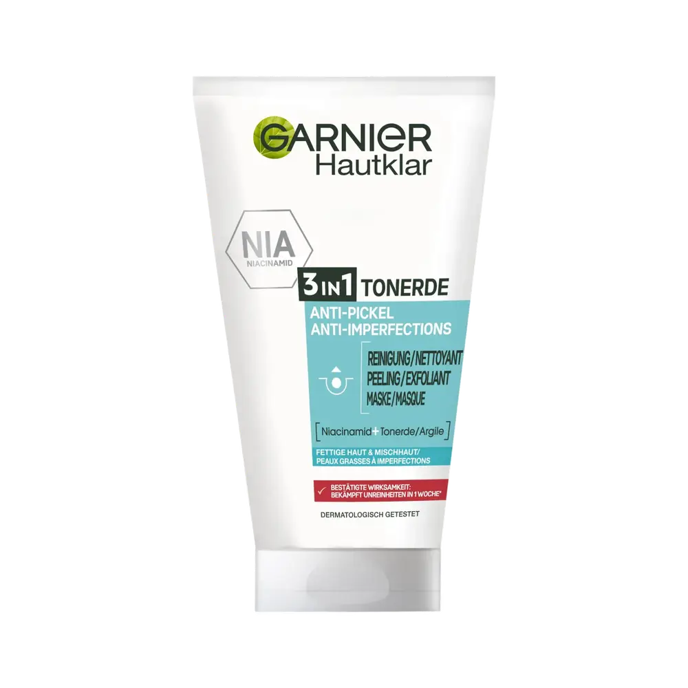 Garnier 3 In 1 Tonerde Anti-Pickel Cleanser