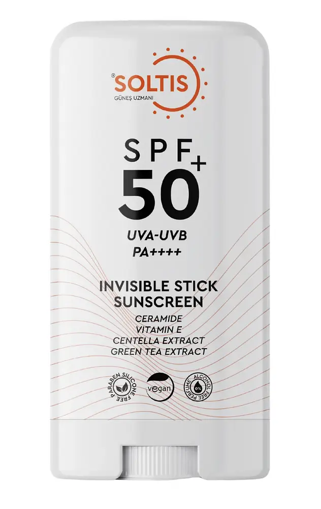 Soltis Şeffaf Stick Güneş Koruyucu SPF50+ PA++++