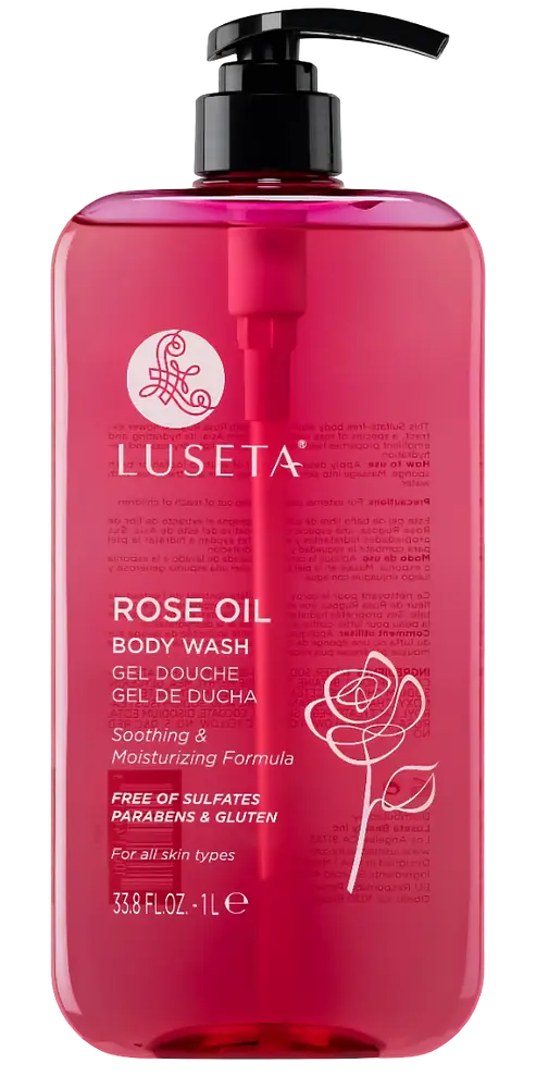 Luseta Body Wash Rose Oil