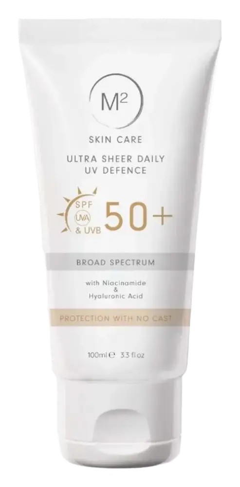 M Squared Skin Care Ultra Sheer UV Daily Defence SPF 50+