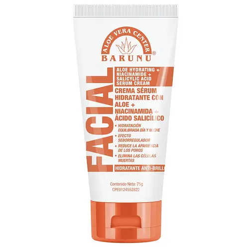 Barunu Crema Sérum Hidratante Con Aloe + Niacinamida + Acido Salicilico
