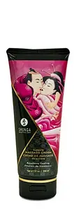 Shunga Kissable Massage Cream Raspberry Feeling