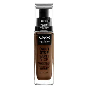 NYX Cosmetics Can't Stop Won't Stop Full Coverage Foundation 22 Deep