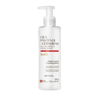 O Boticário Botik Cica Pantenol + Ceramidas Gel De Limpeza Facial Suave
