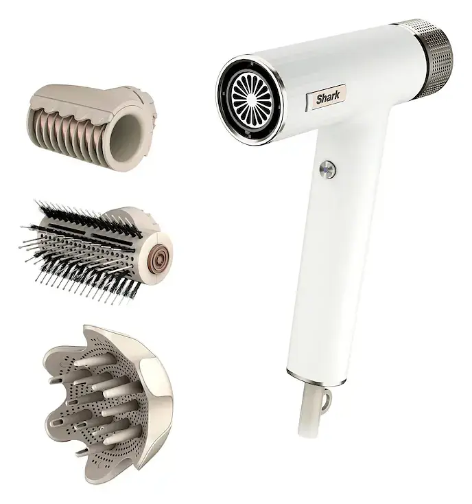Shark SpeedStyle RapidGloss Finisher And High-Velocity Hair Dryer For Curly And Coily Hair