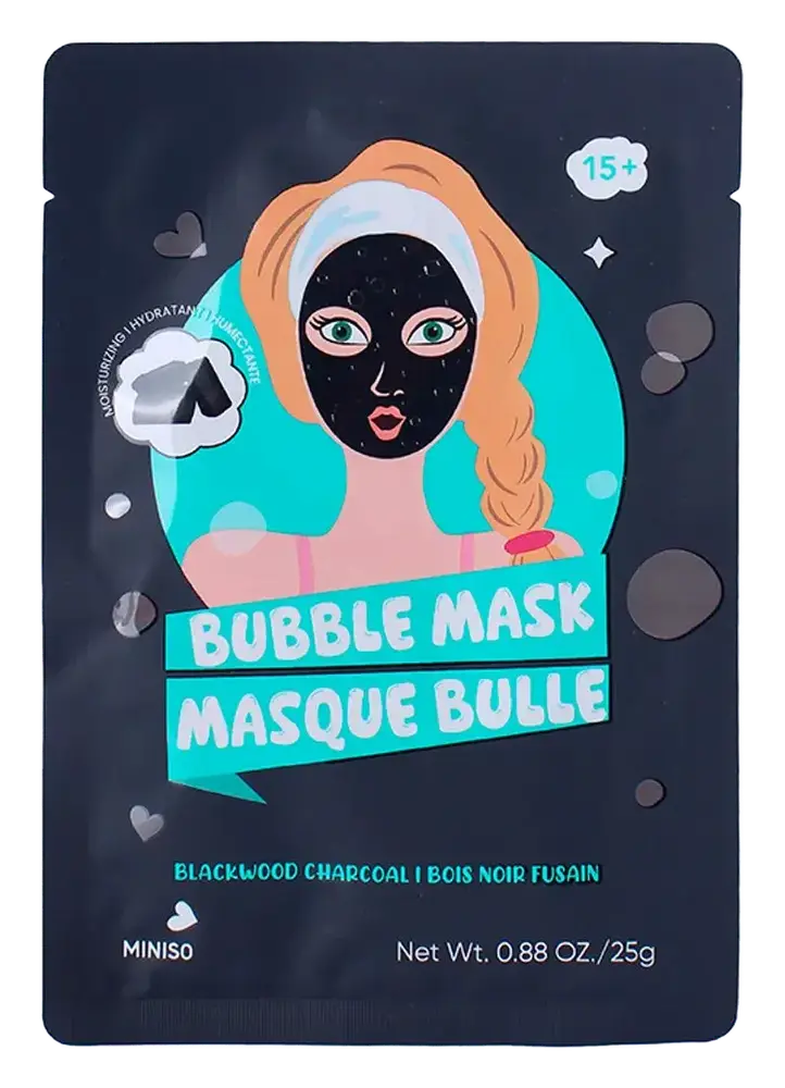 Miniso Bubble Mask Charcoal