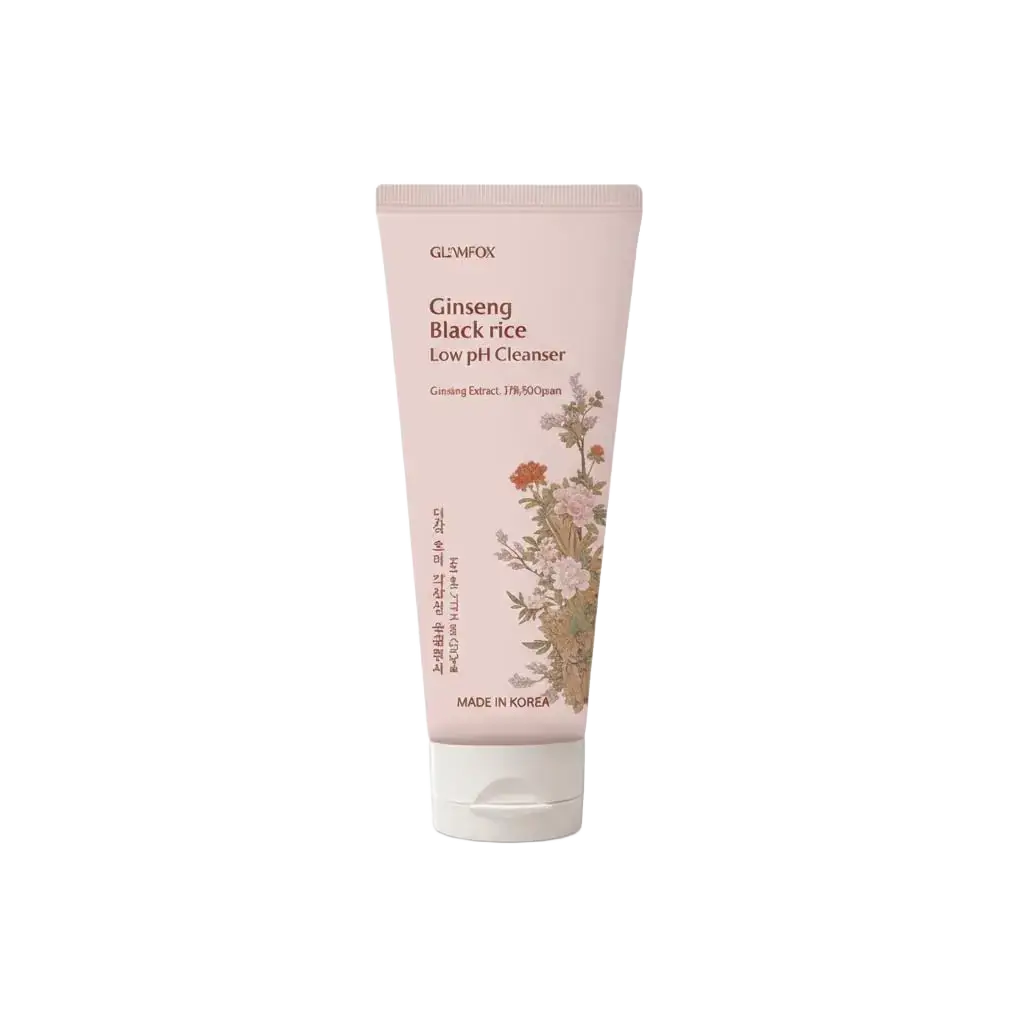 GLAMFOX Ginseng Black Rice Low pH Cleanser