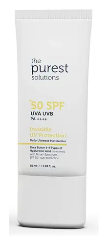 The Purest Solutions Invisible UV Protection - Daily Intensive Moisturizer SPF 50+