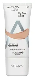 Almay Smart Shade Skintone Matching Foundation 100 My Best Light