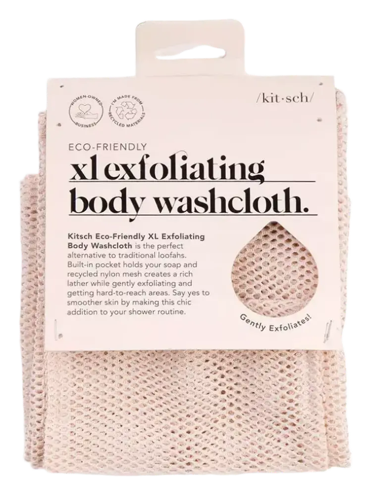 Kitsch XL Exfoliating Body Washcloth