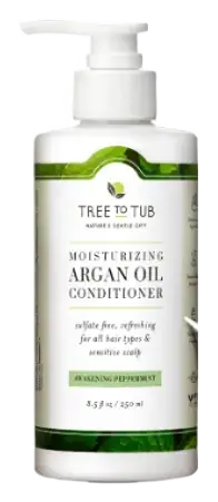 Tree to Tub Moisturizing Argan Oil Conditioner Awakening Peppermint